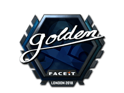 Sticker | Golden (Foil) | London 2018