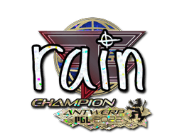 Sticker | rain (Glitter, Champion) | Antwerp 2022