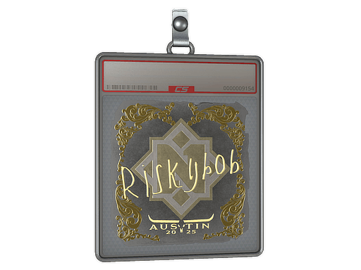 Sticker Slab | riskyb0b (Gold) | Austin 2025