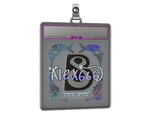 Sticker Slab | alex666 (Holo) | Austin 2025