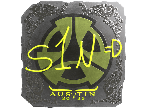 Sticker | s1n (Foil) | Austin 2025
