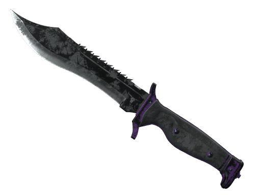 ★ Bowie Knife | Ultraviolet - Battle-Scarred