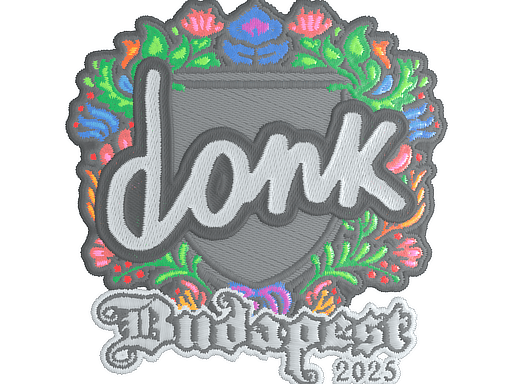 Sticker | donk (Embroidered) | Budapest 2025