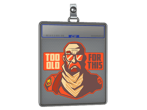 Sticker Slab | Too Old for This