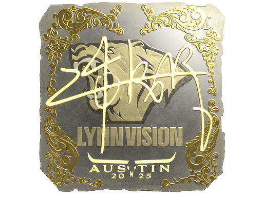 Sticker | z4KR (Gold) | Austin 2025