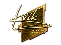 Sticker | Kvik (Gold) | Boston 2018