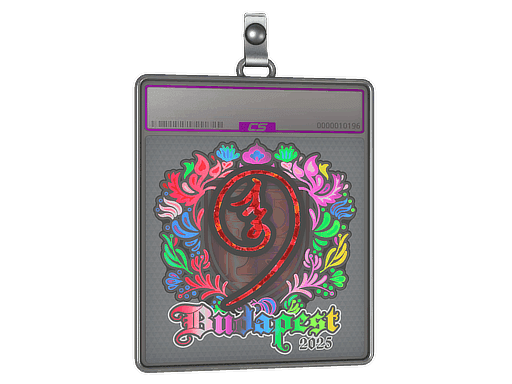 Sticker Slab | nin9 (Holo) | Budapest 2025