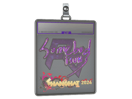 Sticker Slab | somebody (Glitter) | Shanghai 2024