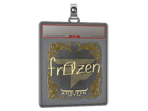 Sticker Slab | frozen (Gold) | Austin 2025
