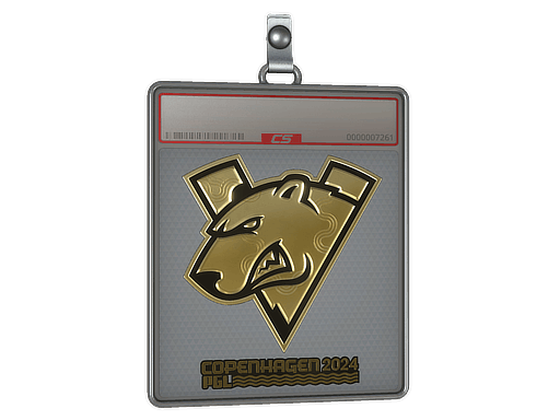 Sticker Slab | Virtus.pro (Gold) | Copenhagen 2024