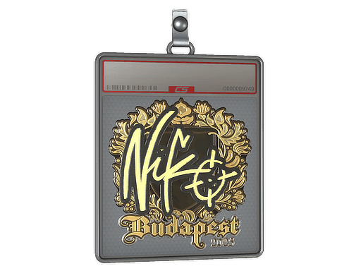 Sticker Slab | NiKo (Gold) | Budapest 2025