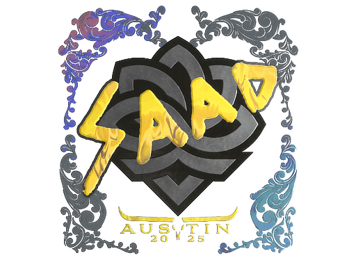 Sticker | saadzin (Holo) | Austin 2025