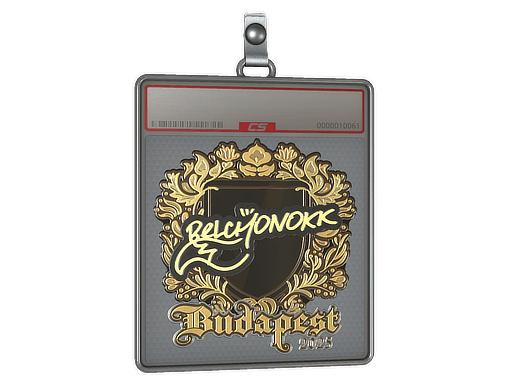 Sticker Slab | BELCHONOKK (Gold) | Budapest 2025