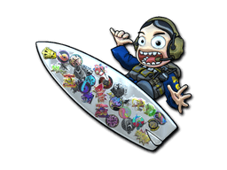 Sticker | Sticker Bomb Surf Ava (Foil)