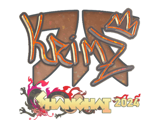 Sticker | KRIMZ (Glitter) | Shanghai 2024