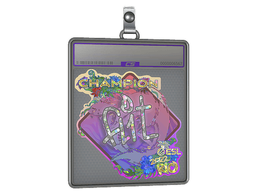 Sticker Slab | FL1T (Glitter, Champion) | Rio 2022