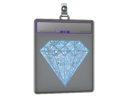 Sticker Slab | Blue Gem (Glitter)