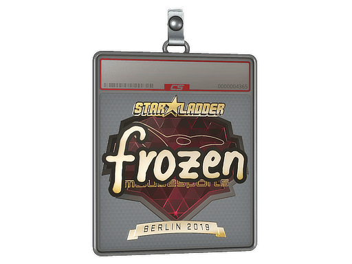 Sticker Slab | frozen (Gold) | Berlin 2019