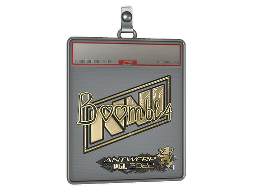 Sticker Slab | Boombl4 (Gold) | Antwerp 2022