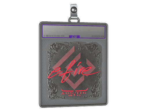 Sticker Slab | efire (Foil) | Austin 2025