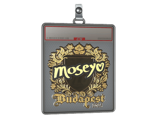 Sticker Slab | Moseyuh (Gold) | Budapest 2025
