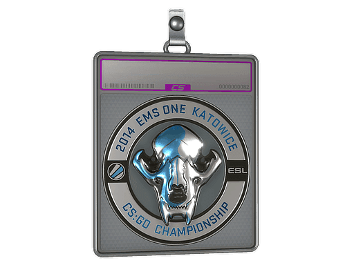 Sticker Slab | ESL Skull (Foil) | Katowice 2014