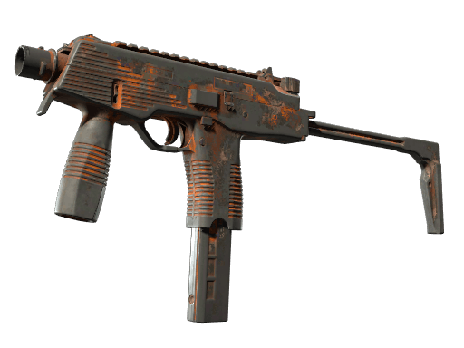 MP9 | Orange Peel - Battle-Scarred