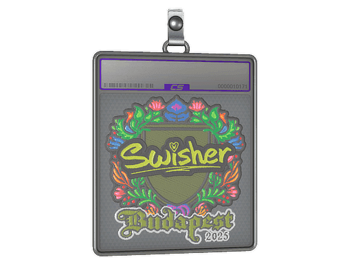 Sticker Slab | Swisher (Embroidered) | Budapest 2025