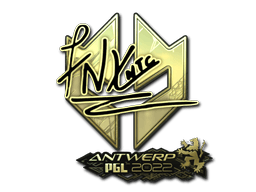 Sticker | fnx (Gold) | Antwerp 2022