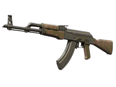 AK-47 | Olive Polycam - Battle-Scarred