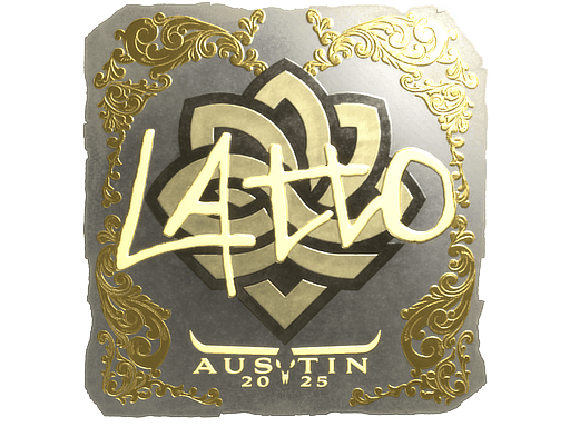 Sticker | latto (Gold) | Austin 2025