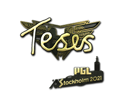 Sticker | TeSeS (Gold) | Stockholm 2021