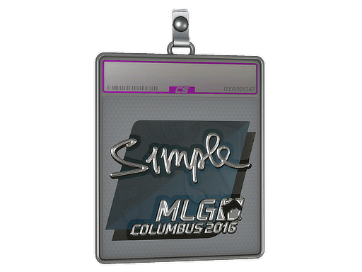 Sticker Slab | s1mple (Foil) | MLG Columbus 2016