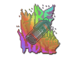 Sticker | Fire in the Hole (Holo)