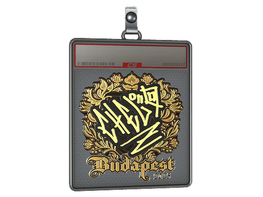 Sticker Slab | chelo (Gold) | Budapest 2025