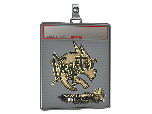 Sticker Slab | degster (Gold) | Antwerp 2022