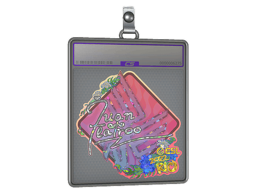 Sticker Slab | juanflatroo (Glitter) | Rio 2022