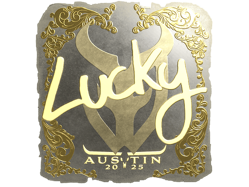 Sticker | Lucky (Gold) | Austin 2025