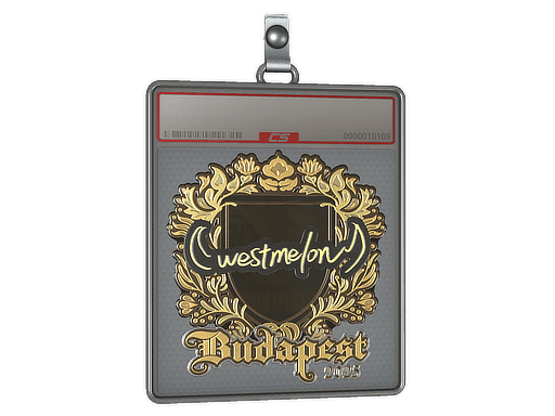 Sticker Slab | westmelon (Gold) | Budapest 2025