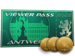 Antwerp 2022 Viewer Pass + 3 Souvenir Tokens