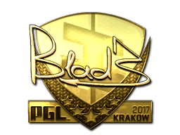 Sticker | B1ad3 (Gold) | Krakow 2017