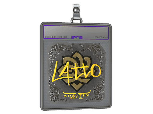 Sticker Slab | latto (Foil) | Austin 2025