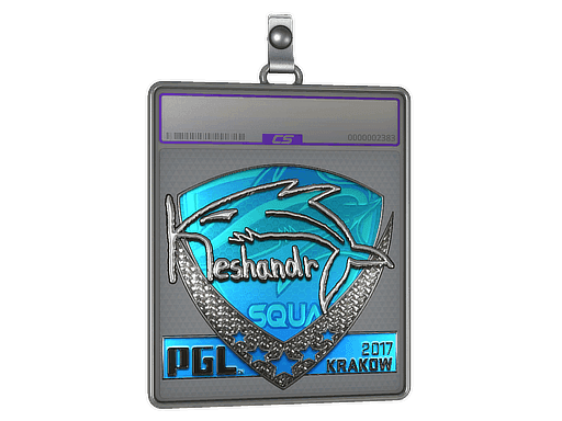 Sticker Slab | keshandr (Foil) | Krakow 2017