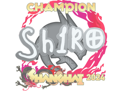 Sticker | sh1ro (Champion) | Shanghai 2024