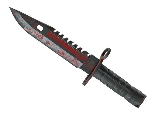 ★ M9 Bayonet | Crimson Web - Battle-Scarred