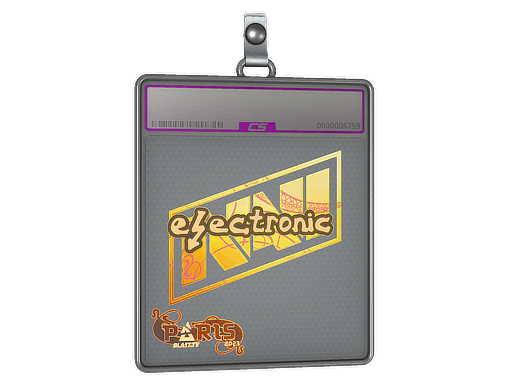 Sticker Slab | electronic (Holo) | Paris 2023