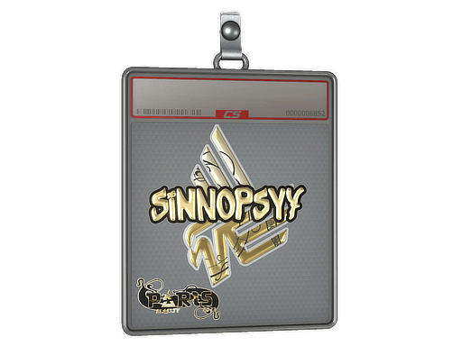 Sticker Slab | sinnopsyy (Gold) | Paris 2023