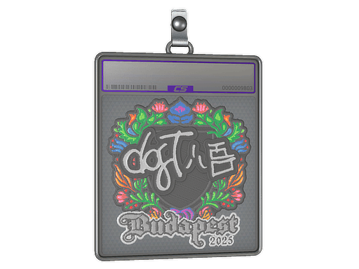 Sticker Slab | dgt (Embroidered) | Budapest 2025