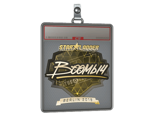 Sticker Slab | Boombl4 (Gold) | Berlin 2019