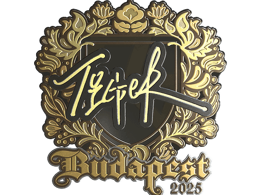 Sticker | Tiger (Gold) | Budapest 2025